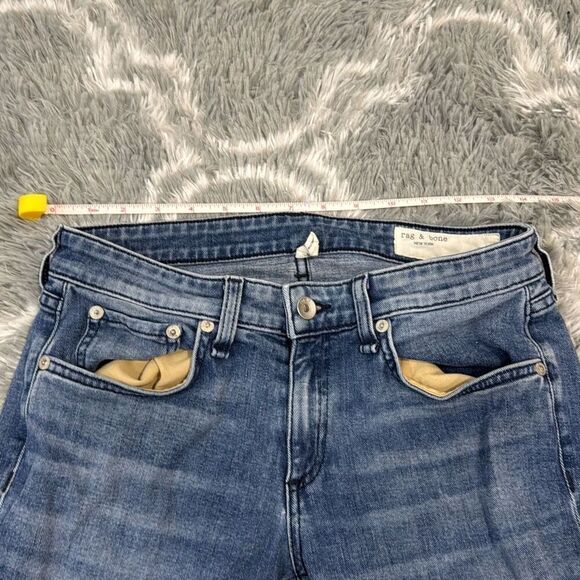 Rag and bone wide leg cute denim jeans size 25 - Picture 4 of 9
